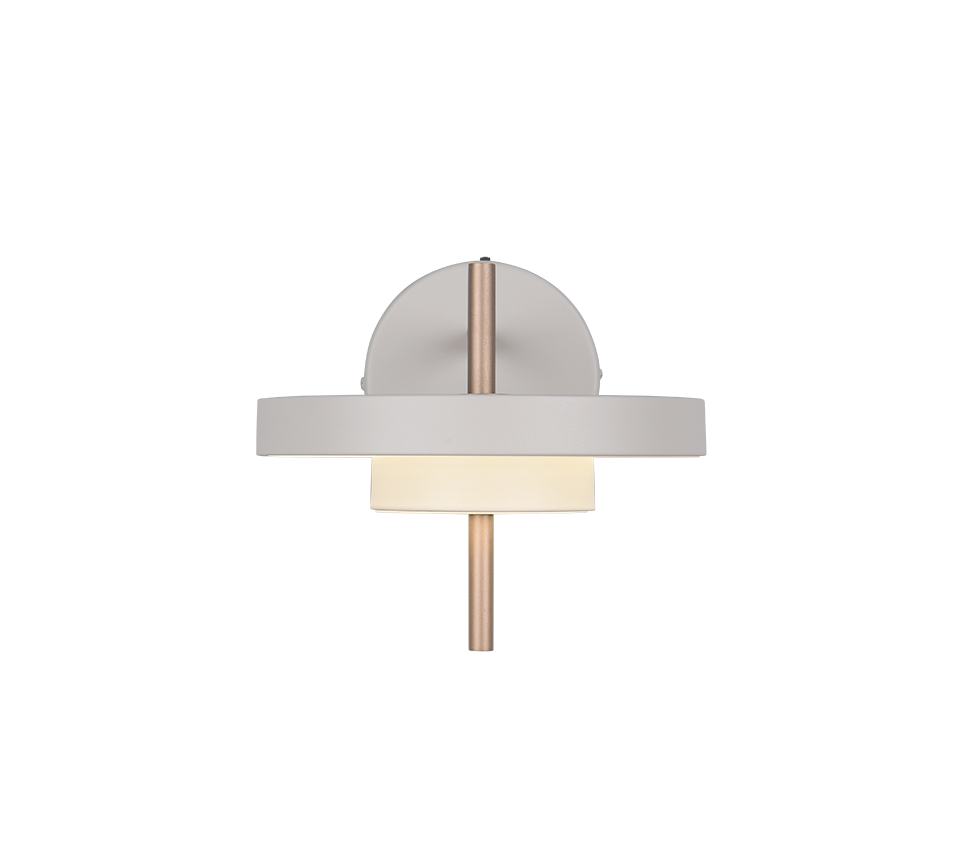 Trio Wandleuchte Wandlampe LED KEATON Metall Warm Grey Schalter FLEXconnect - 4017807655773