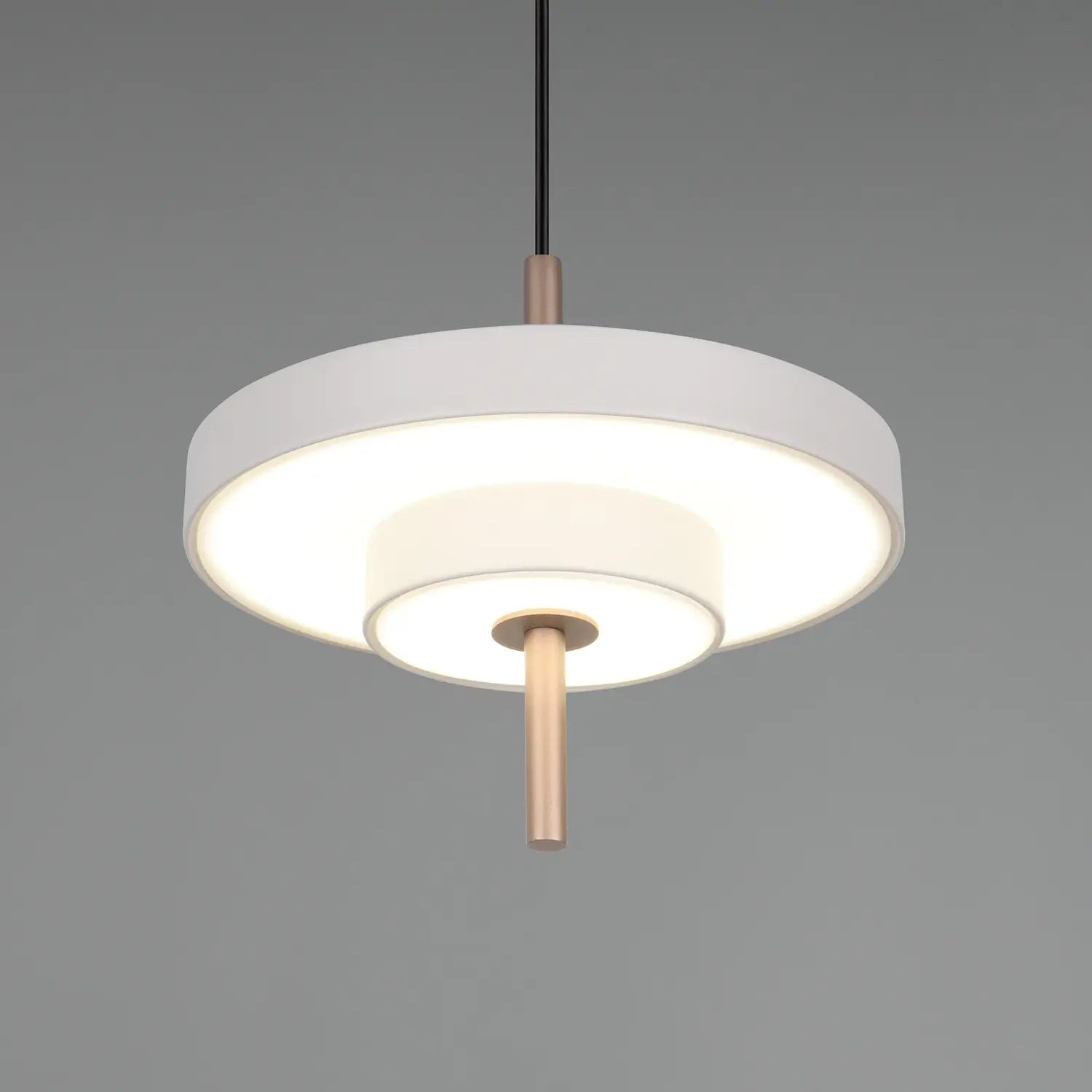 B-Ware Trio Lighting Pendelleuchte Hängelampe Led Leuchte Hellgrau Metall Cct Dimmbar - 4017807655933