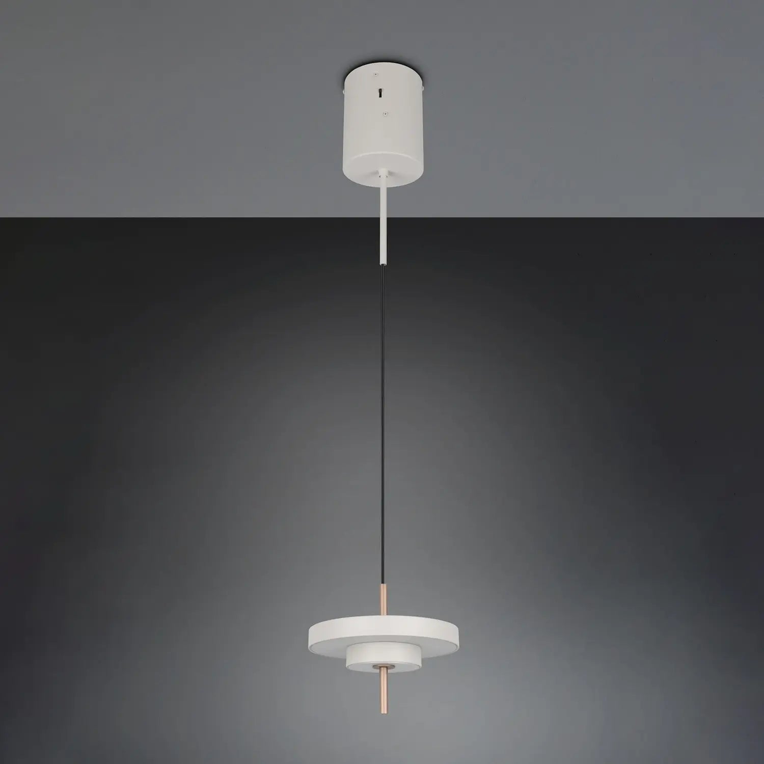 B-Ware Trio Lighting Pendelleuchte Hängelampe Led Leuchte Hellgrau Metall Cct Dimmbar - 4017807655933