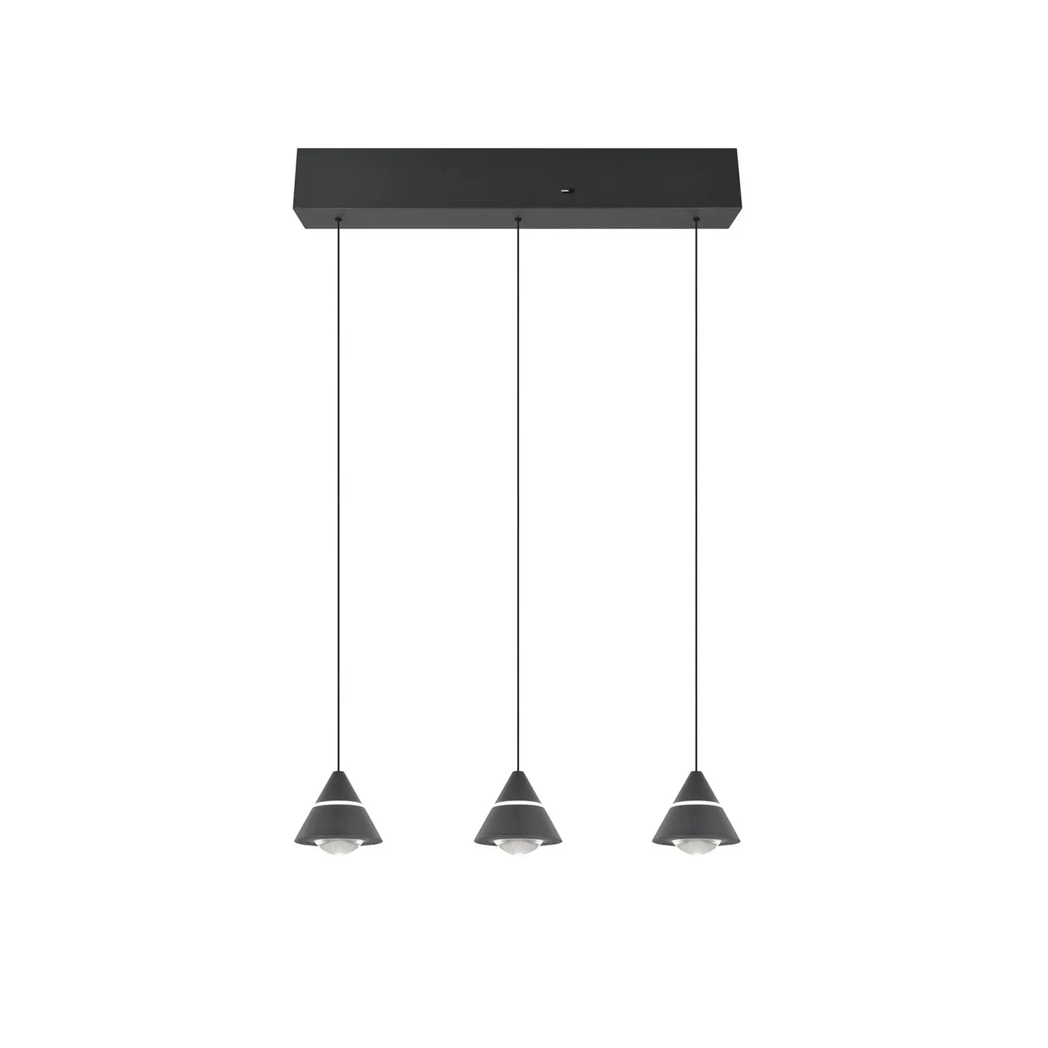 B-Ware Trio Pendelleuchte Hängelampe Led Schwarz Romeo Höhenverstellung Cct 3 Flammig - 4017807667769