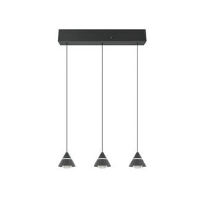 B-Ware Trio Pendelleuchte Hängelampe Led Schwarz Romeo Höhenverstellung Cct 3 Flammig