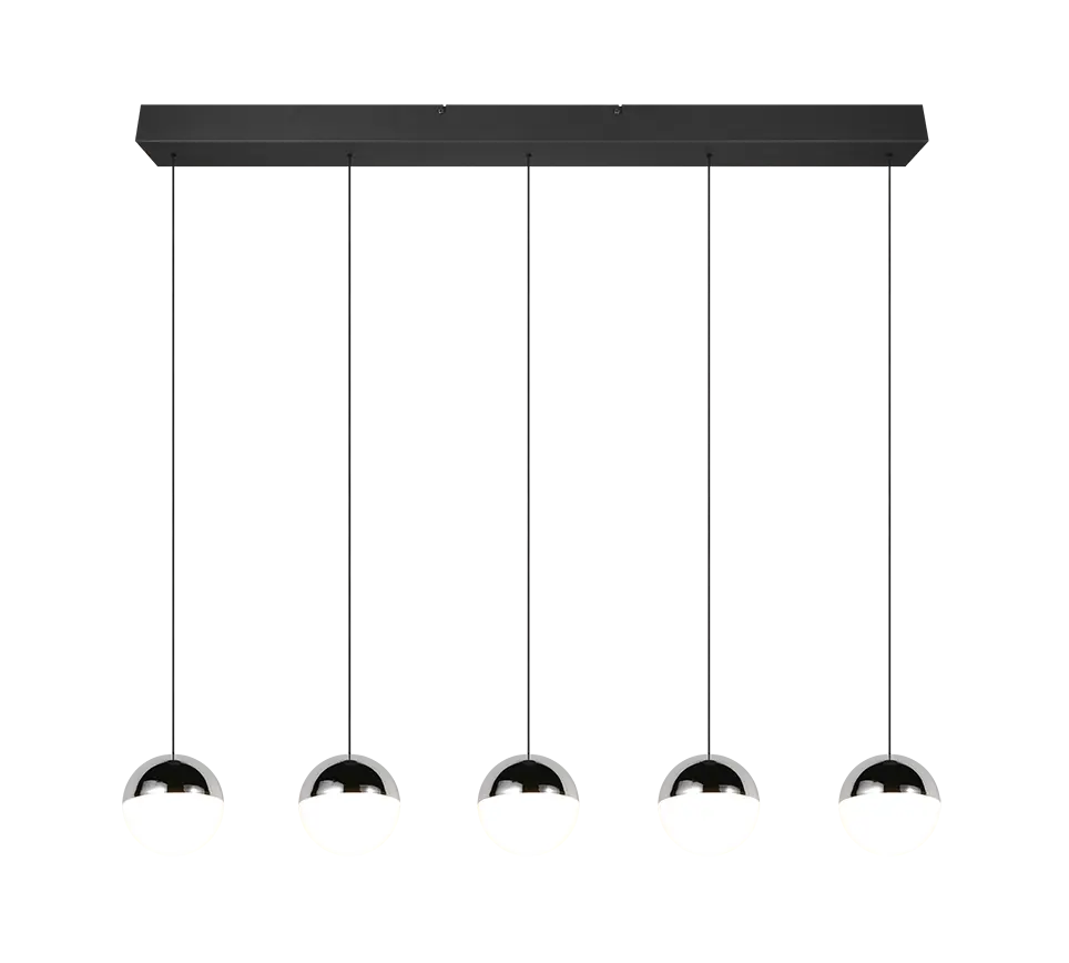 B-Ware Trio Pendelleuchte Hängelampe Senta Led Leuchte Schwarz Essbereich Küche 4000 K - 4017807685855