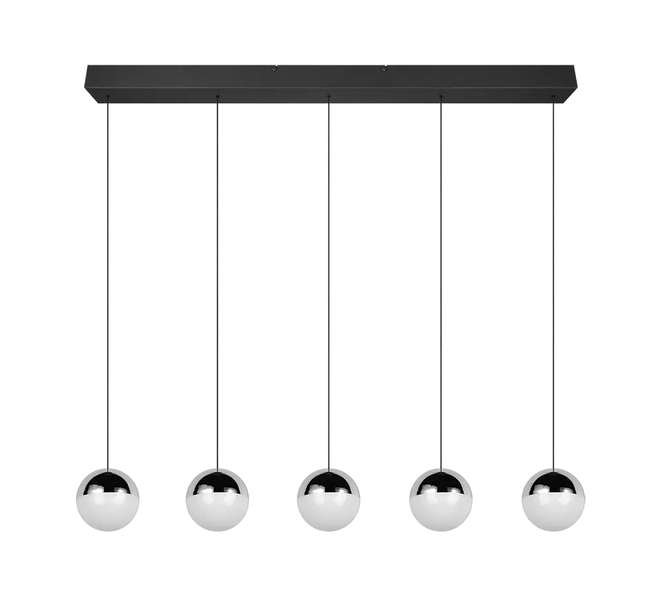 B-Ware Trio Pendelleuchte Hängelampe Senta Led Leuchte Schwarz Essbereich Küche 4000 K - 4017807685855