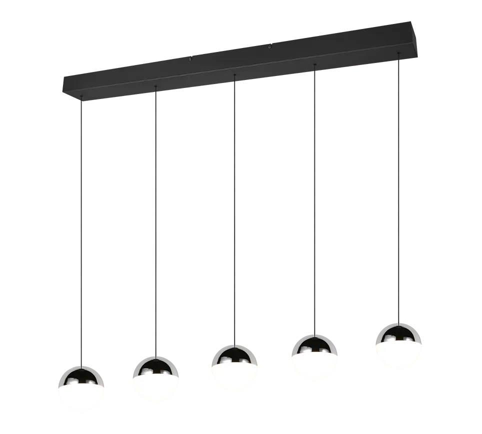 B-Ware Trio Pendelleuchte Hängelampe Senta Led Leuchte Schwarz Essbereich Küche 4000 K - 4017807685855