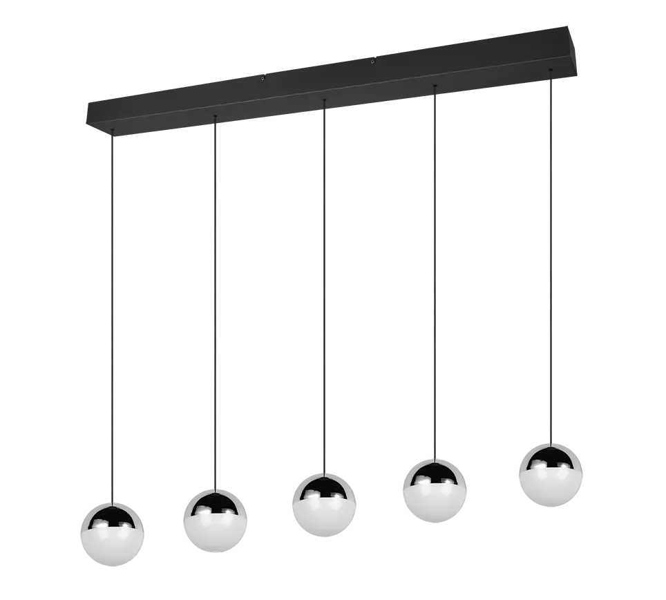 B-Ware Trio Pendelleuchte Hängelampe Senta Led Leuchte Schwarz Essbereich Küche 4000 K - 4017807685855
