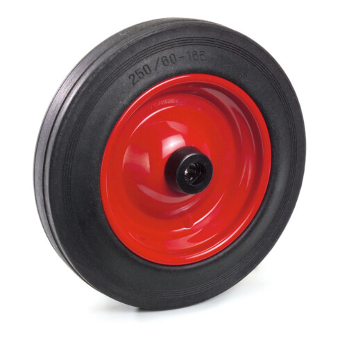 Fetra Vollgummirad Gummirad Rolle Rad 250x60mm Tragkraft 250kg 70211 B-Ware - 4017976016061