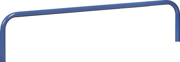 Fetra Einsteckbügel Halterung Plattenwagen L1200x H300mm Stahlrohr Brillantblau  B-Ware - 4017976020150
