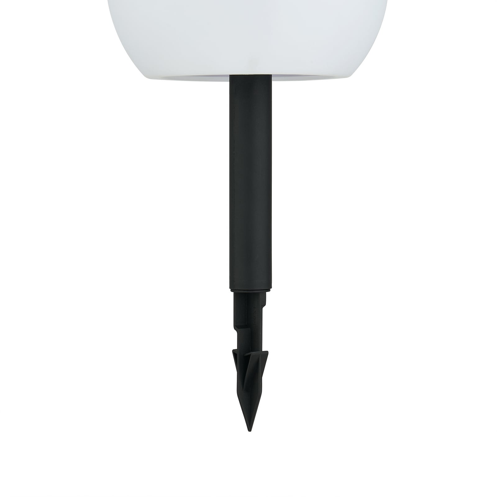 Lindby LED Gartenlampe Außenleuchte Lago RGBW 3er Set Kugeln Erdspieß weiß 51cm - 4251096567434