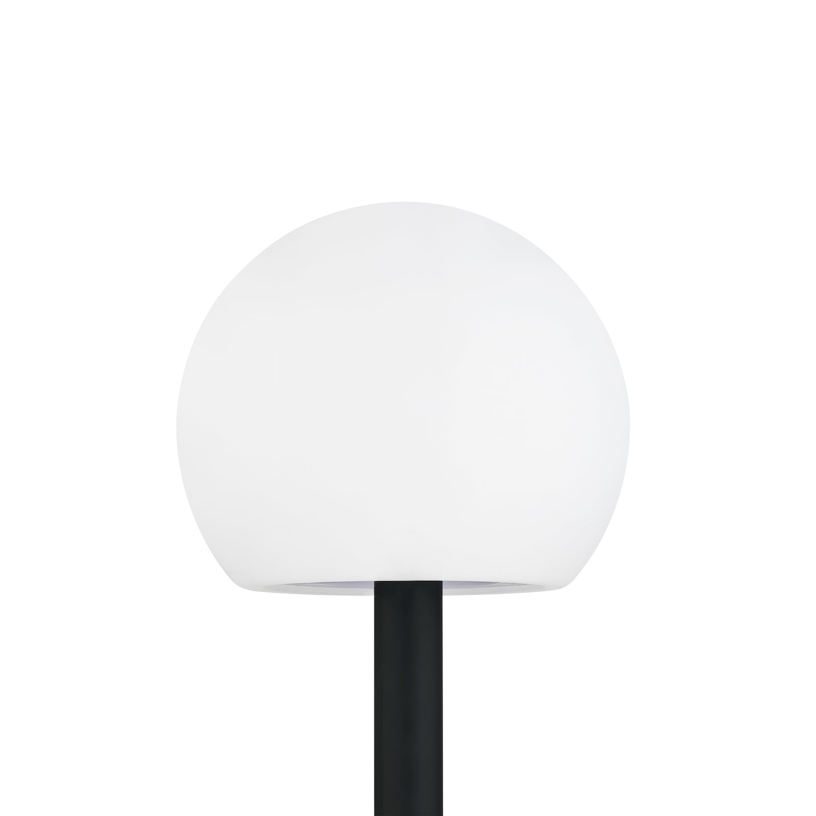 Lindby LED Gartenlampe Außenleuchte Lago RGBW 3er Set Kugeln Erdspieß weiß 51cm - 4251096567434