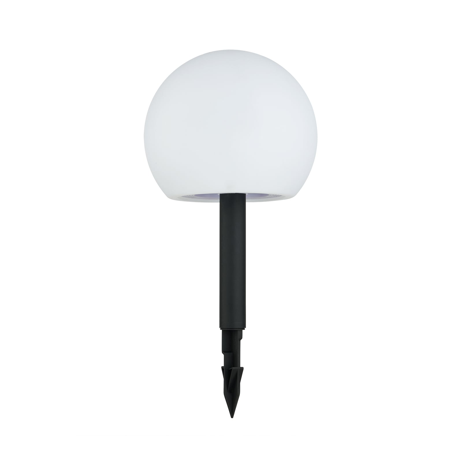 Lindby LED Gartenlampe Außenleuchte Lago RGBW 3er Set Kugeln Erdspieß weiß 51cm - 4251096567434