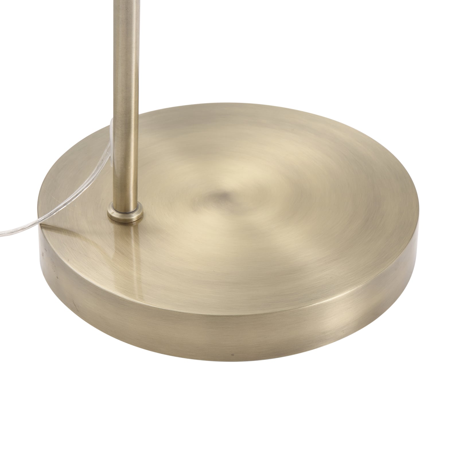 Lindby Bogenstehleuchte Lennart antik Messing Metall 183cm höhenverstellbar - 4251096594485