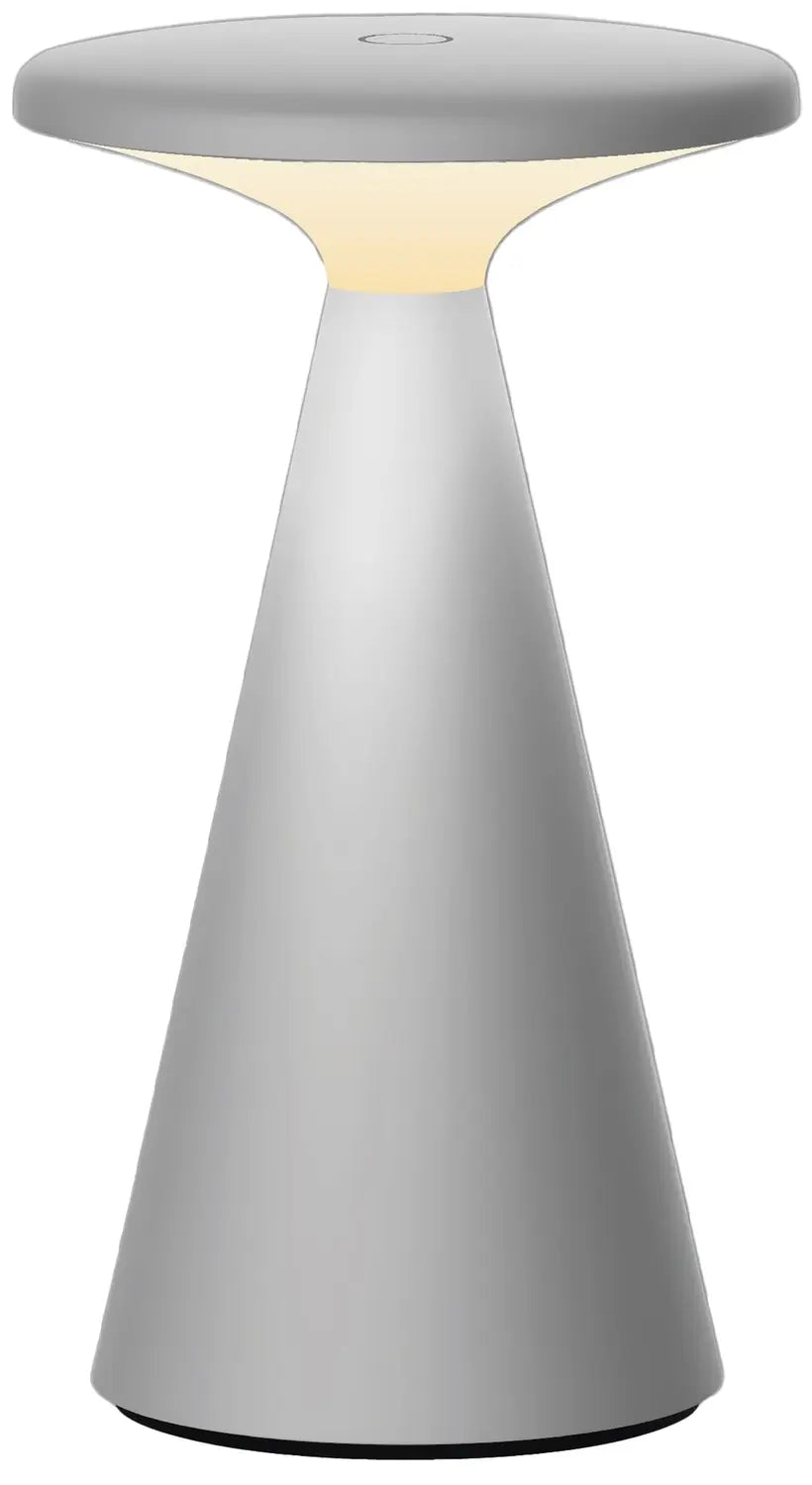 Müller Licht Led Akku Tischleuchte Leuchte Nachttischlampe 2700 K Warmweiß Grau  B-Ware - 4018412696823