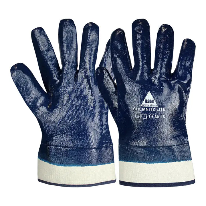 B-Ware Hase Chemnitz Lite Nitrilhandschuh Aus Baumwolle Größe 11 12 Paar - 4018949942110