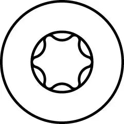 B-Ware Heco Topix Plus Stahl Weiß Verzinkt 8x160 Mm Senkkopf Hd 40 Vollgewinde Schraube - 4019787612890