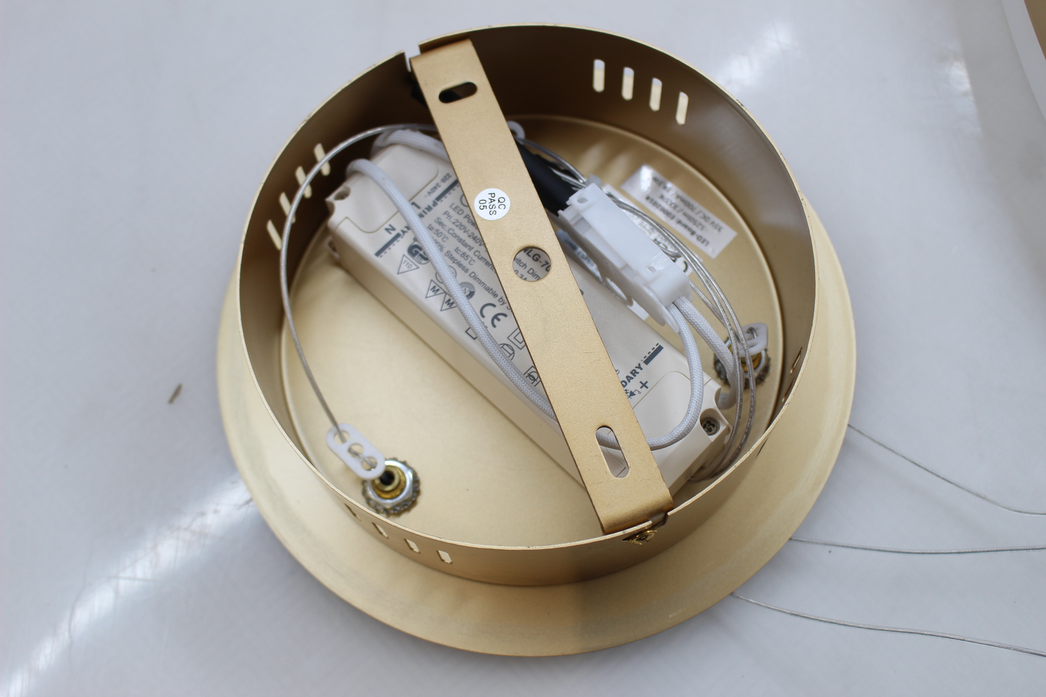 Paul Neuhaus Led Hängeleuchte Titus Rund ø 60cm Messing Matt Hängelampe Lampe388 B-Ware
