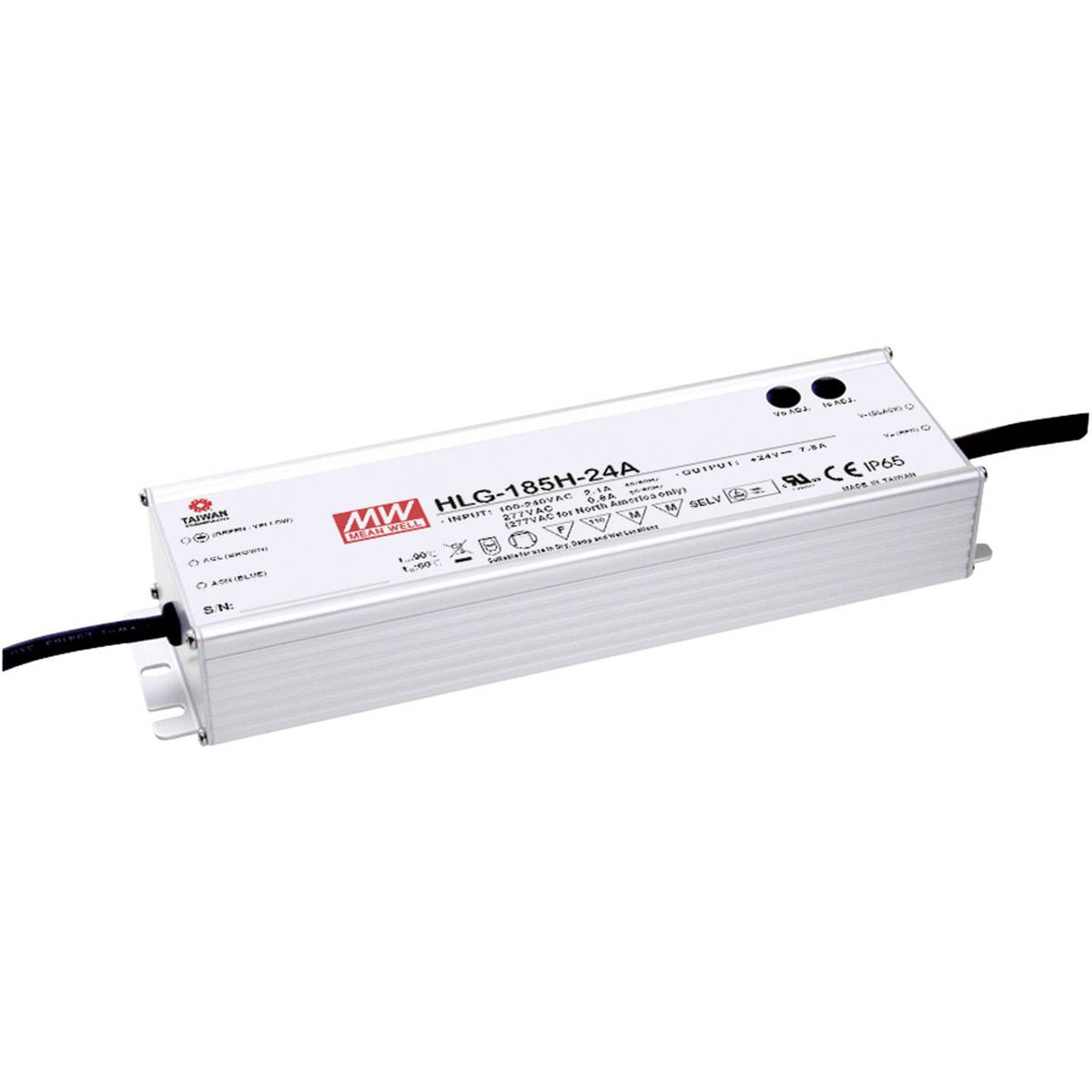 MEAN WELL LED-Treiber Netzteil LED-Trafo Konstantspannung 186W 6.2A 30V DC - 4711287450179