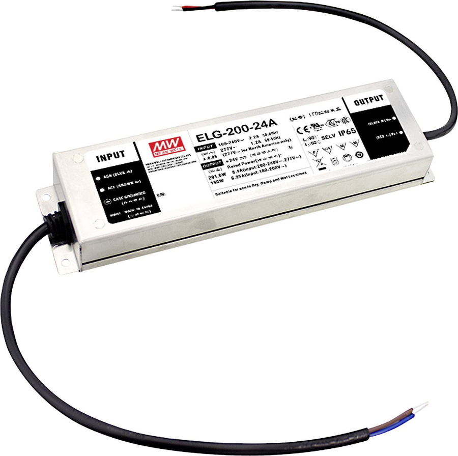 Mean Well Elg 200 12 Da 3 Y Led Trafo Treiber Konstantspannung Konstantstrom 192 W B-Ware - 4021087038195
