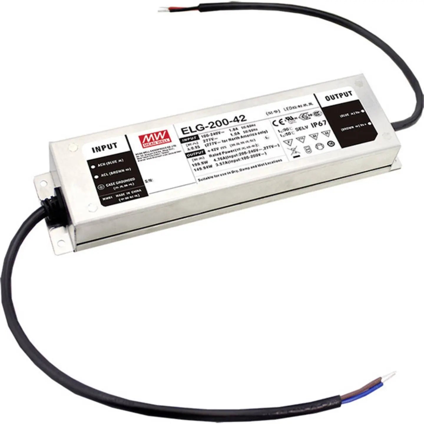 B-Ware Mean Well Led Treiber Netzteil Konstantspannung Dimmer Metall Ip65 Schutzart - 4711287442037