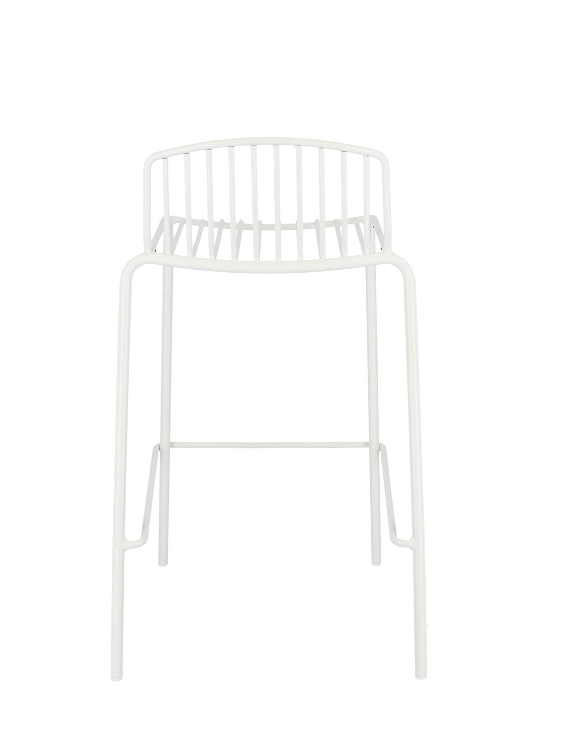 Jan Kurtz Barstuhl Hocker Mori Outdoor 49 X 81 X 49 Cm Sitzhöhe 65 Cm Weiß B-Ware