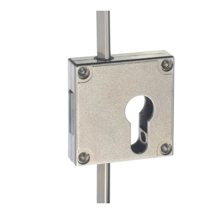 B-Ware Ju Nie Drehstangenschloss Schlossset Profilzylinder Zubehör Vernickelt 40mm 7401 P - 4021677011171