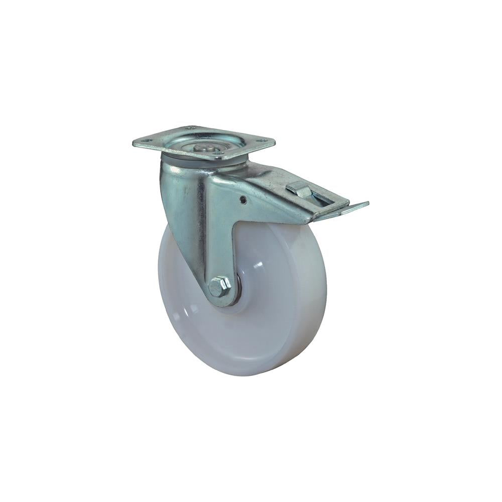 BS Rollen Schwerlastlenkrolle Bockrolle Transportgeräterolle Kunststoff 150 mm - 4021885103958