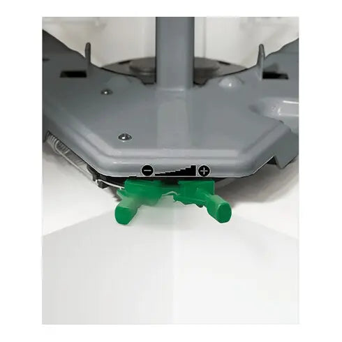 B-Ware Hettich Eckschrankdrehbeschlag Falttürbeschlag Revo 90° 800mm Silber Weiß - 4023149124754