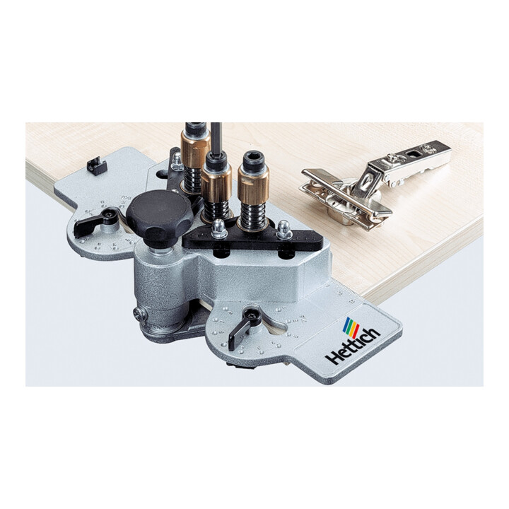 Hettich Bohrlehre Drill Jig Scharnier Bohrer ø 35 Mm 2 X ø 10 Mm Möbelbau B-Ware - 4023149201653