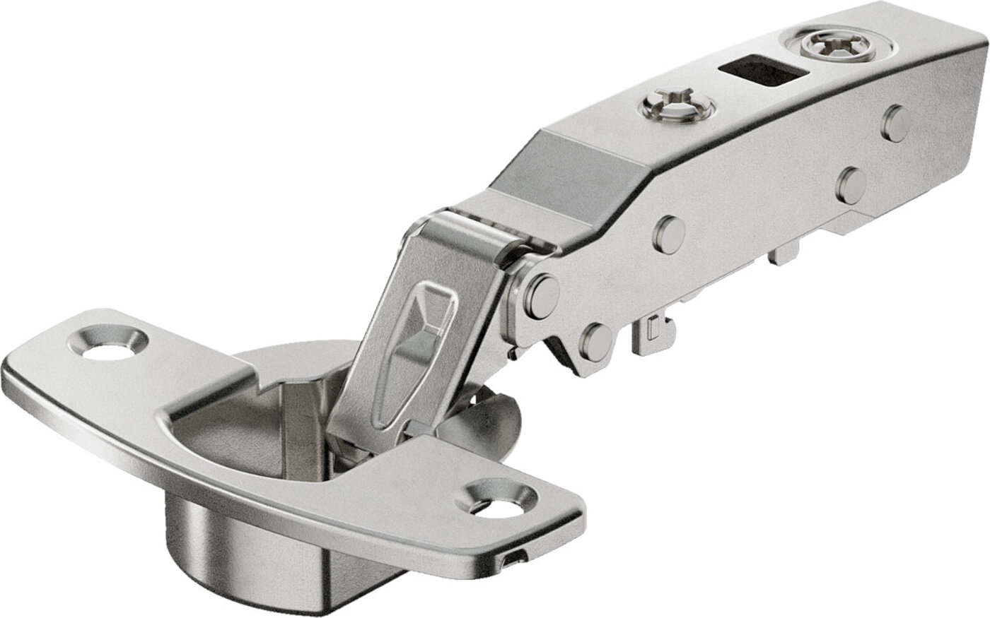 B-Ware Hettich Topfscharnier Beschlag Sensys 8645i 110° Th52 Anschrauben Basis 5 Stück - 4023149696497