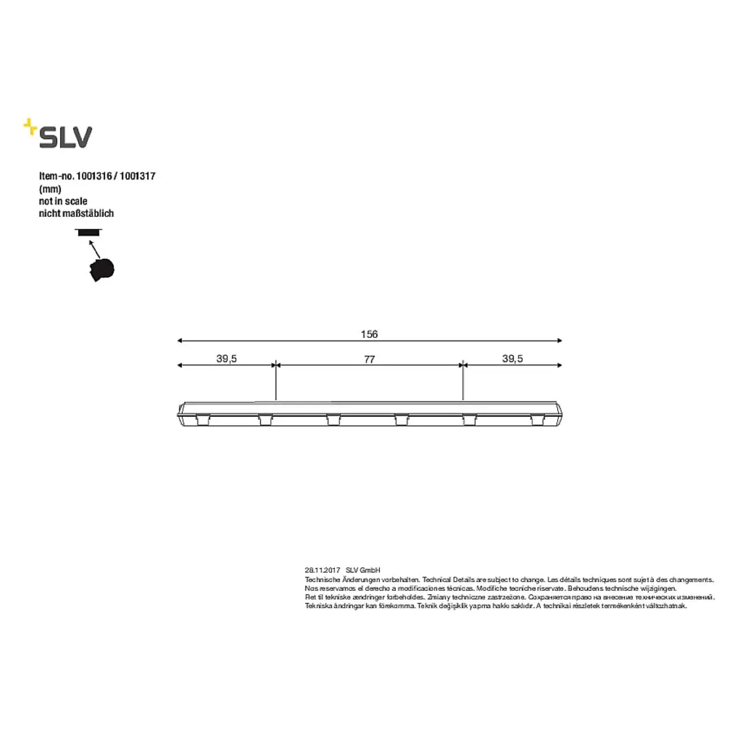 B-Ware Slv 1001317 Imperva 150 Led Deckenleuchte Led Fest Eingebaut 55 W Grau - 4024163196178
