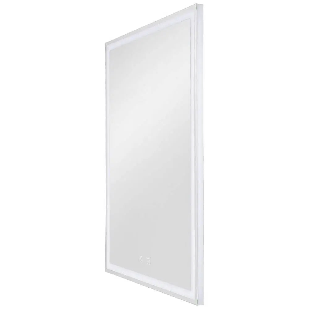 B-Ware Slv Led Wandleuchte Wandlampe Aufbauleuchte Silber Glas Rechteckig Dimmbar - 4024163248808