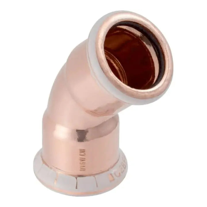 B-Ware Geberit Bogen Winkel Mapress Kupfer 28mm 45 Grad Pressmuffe 4 Stück - 4024723606055