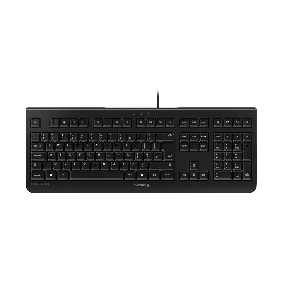 B-Ware Cherry Tastatur Keyboard Kc 1000 Kabel Schwarz Englisch Qwerty Nummernblock Uk - 4025112081330