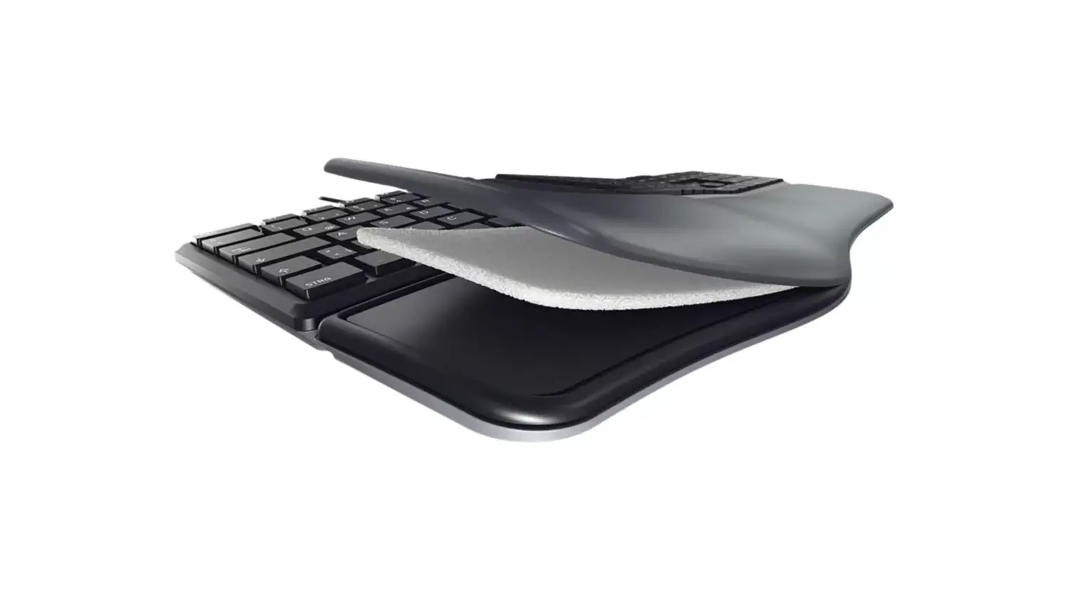 B-Ware Cherry Tastatur Keyboard Kc 4500 Ergo Qwertz Usb Schwarz Handgelenkauflage Büro - 4025112093968