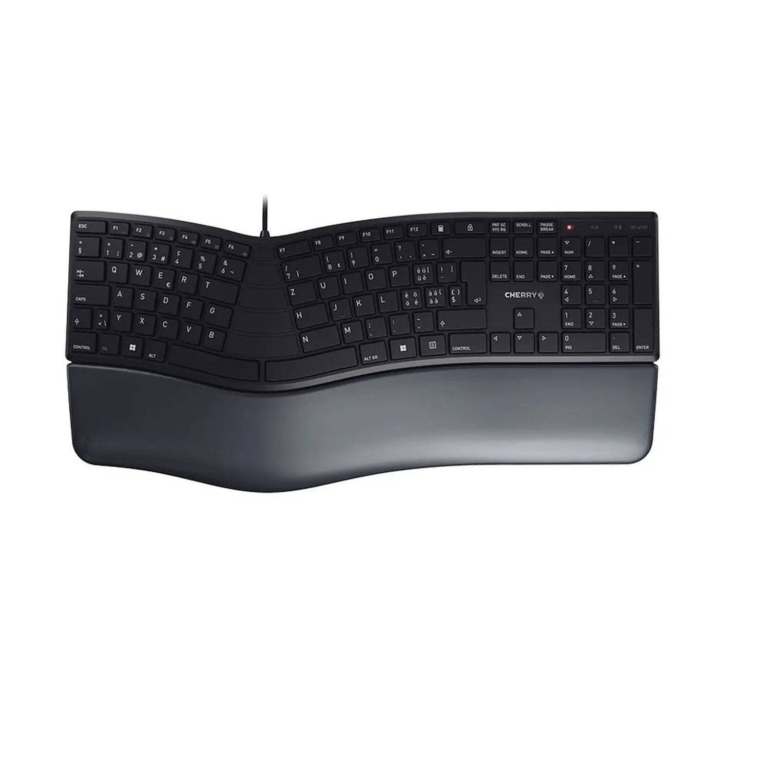 B-Ware Cherry Tastatur Keyboard Kc 4500 Ergo Qwertz Usb Schwarz Handgelenkauflage Büro - 4025112093968