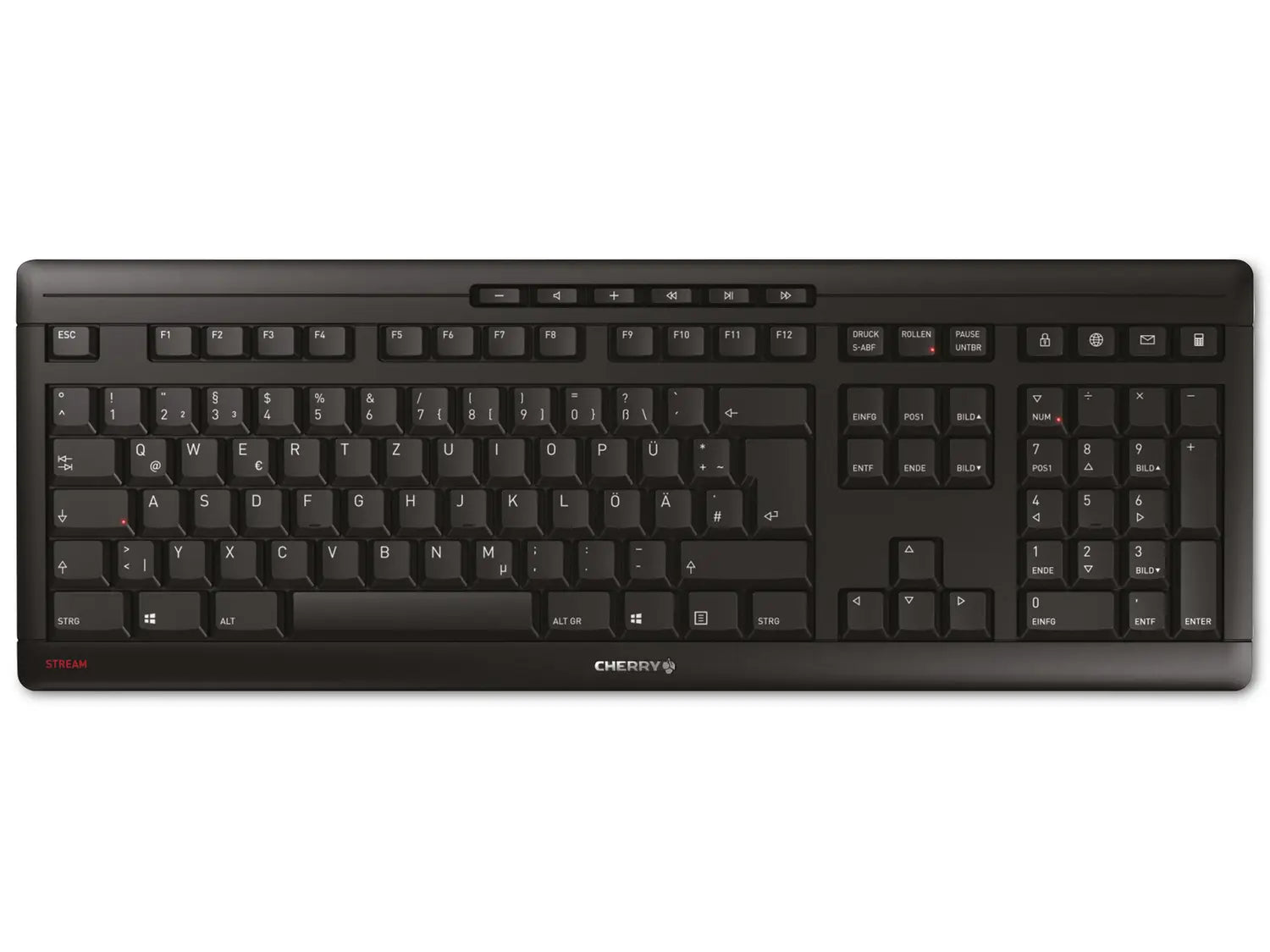 Cherry Maus Tastaturset Desktop Set Qwertz Tastatur Wireless Schwarz B-Ware - 4025112095108