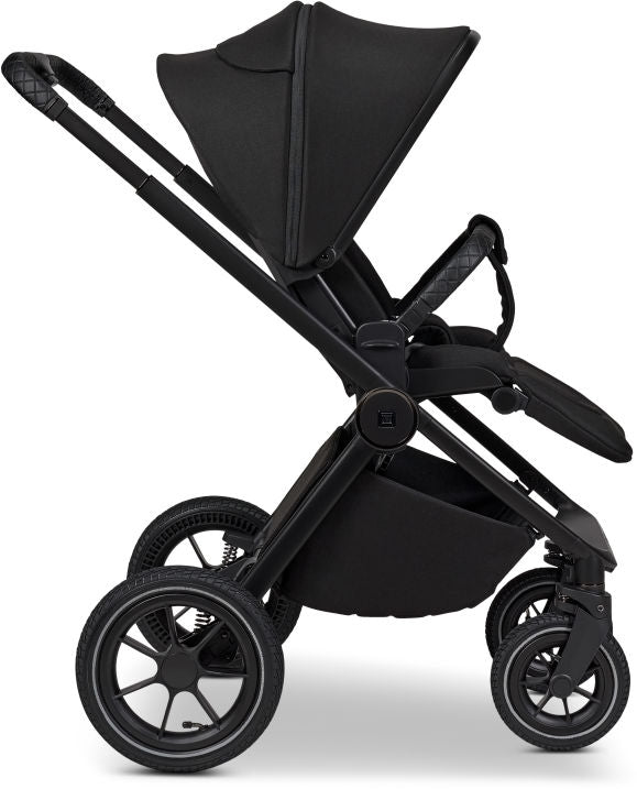 Moon Gio Kombikinderwagen Babywagen Onyx Matt höhenverstellbar Luftreifen - 4025583042953