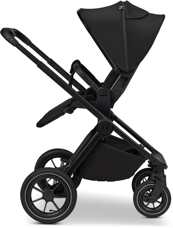Moon Gio Kombikinderwagen Babywagen Onyx Matt höhenverstellbar Luftreifen - 4025583042953