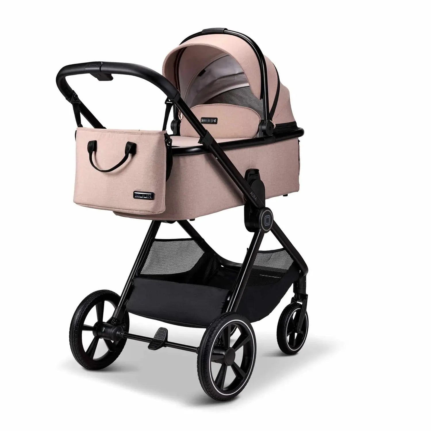 B-Ware Moon Kombikinderwagen Kinderwagen Aura Sand Babywagen Einkaufskorb Wickeltasche - 4025583043875
