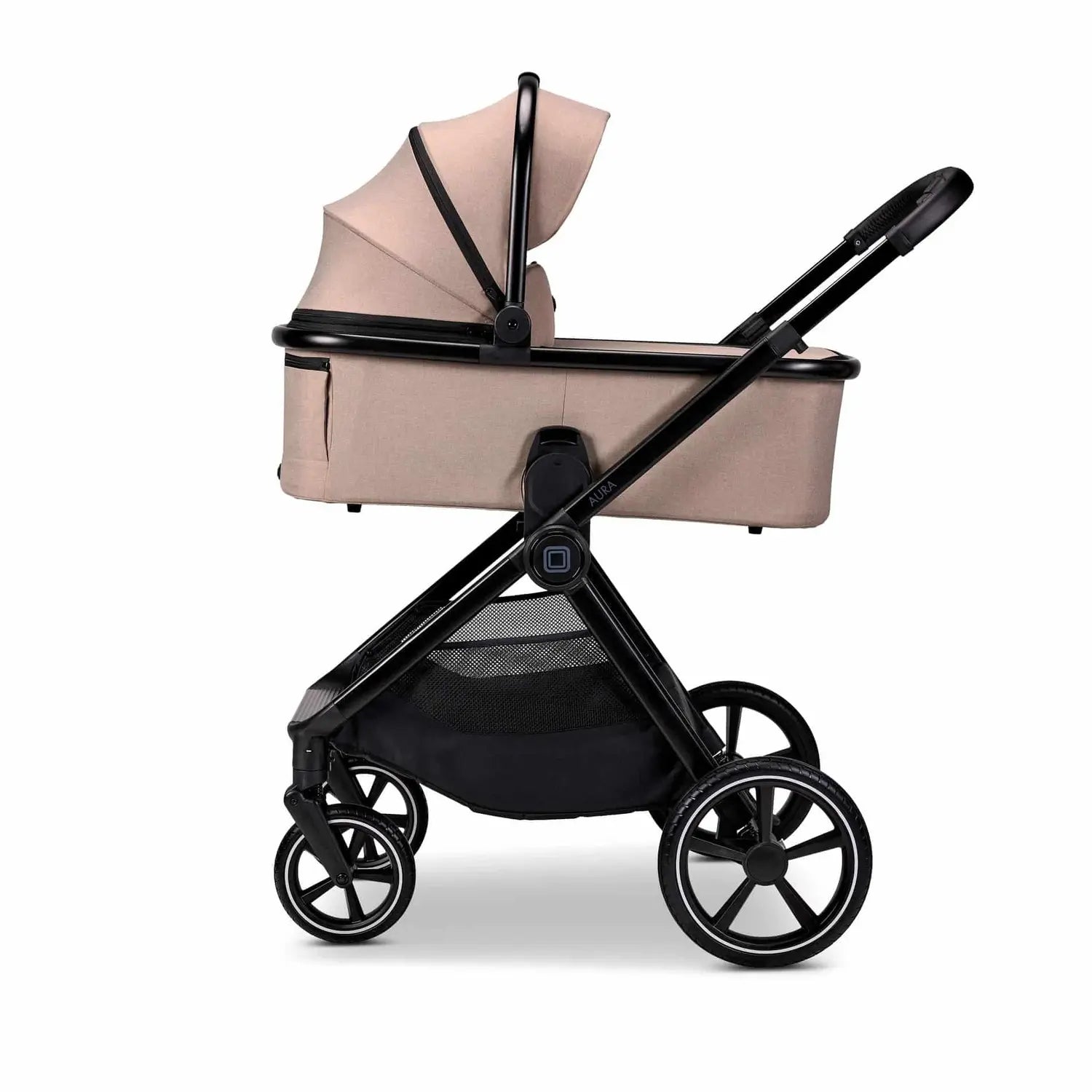 B-Ware Moon Kombikinderwagen Kinderwagen Aura Sand Babywagen Einkaufskorb Wickeltasche - 4025583043875