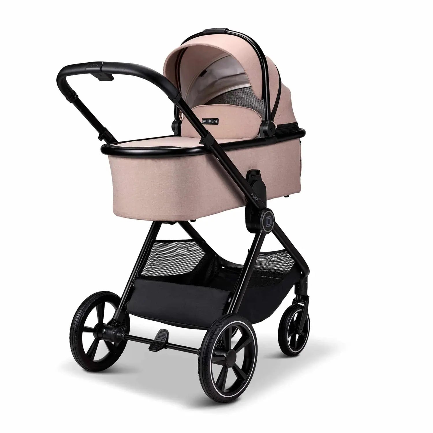 B-Ware Moon Kombikinderwagen Kinderwagen Aura Sand Babywagen Einkaufskorb Wickeltasche - 4025583043875