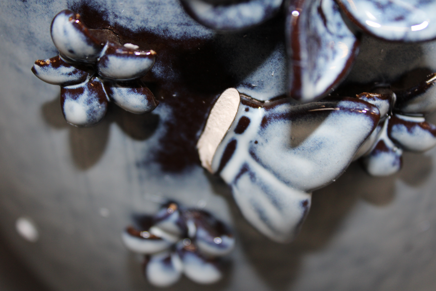 B-Ware Kare Vase Butterflies Gefäß Schmetterlinge H50cm Steinzeug Siehe Text/Foto - 4025621604648