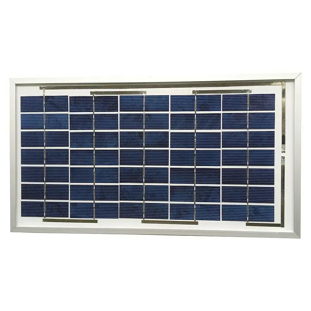 B-Ware Sunset Solarmodul Solarpanel Solarzelle Sm 10 Polykristallin Glas Kunststoff 10 W - 4025758100006