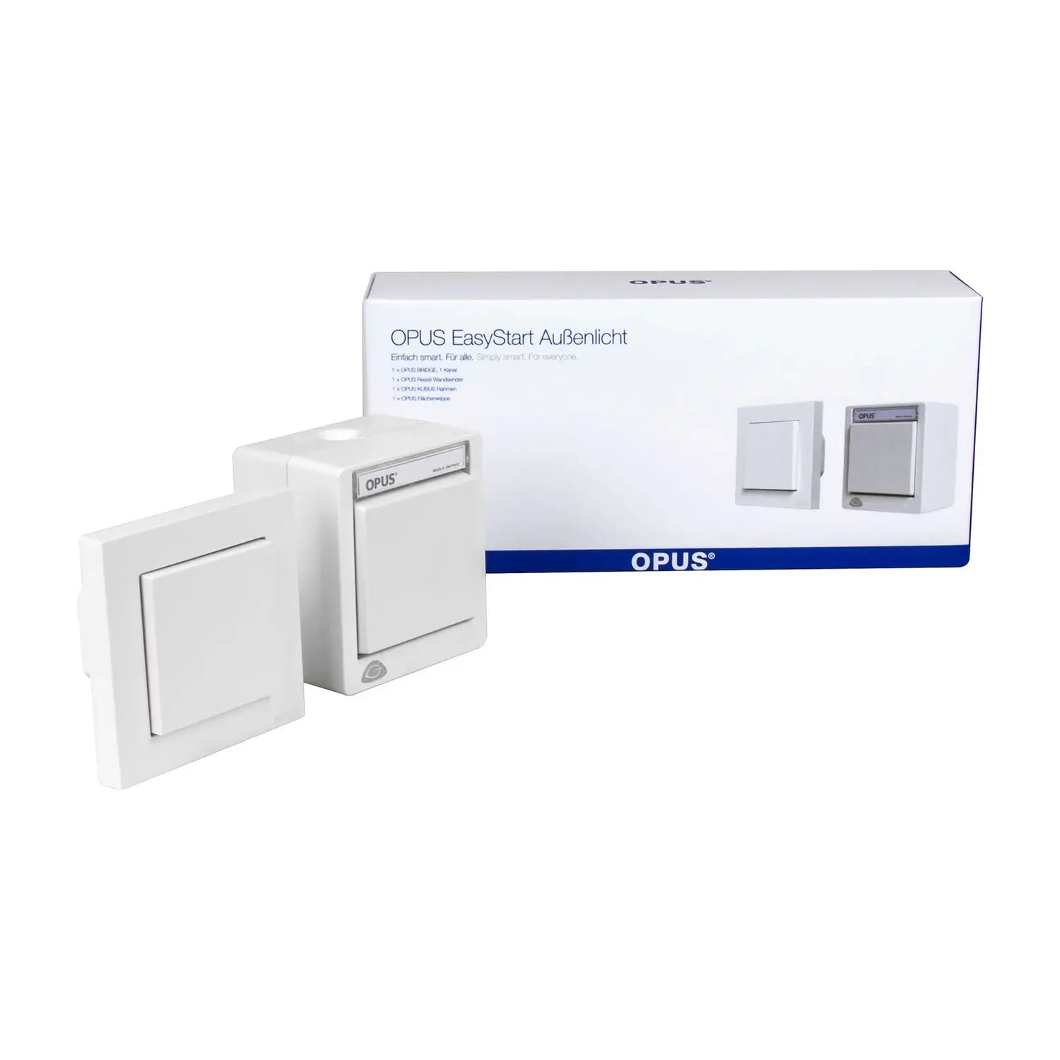 B-Ware Opus Starterpaket Set Außenlicht Smarte Lichtsteuerung Weiß Für Außenbereich Kit - 4028232455555