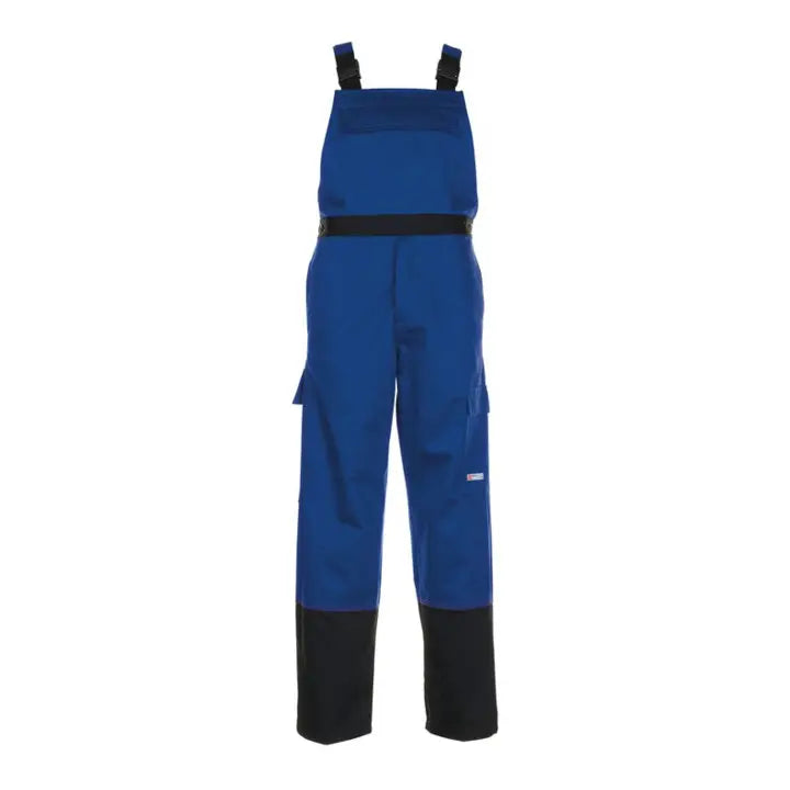 B-Ware Planam Latzhose Arbeitshose Weld Shield Schutzhose Kornblau Schwarz Größe 54 - 4030913934570