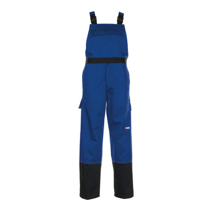 Planam Latzhose Arbeitshose Weld Shield Schutzhose kornblau schwarz Größe 54 - 4030913934570