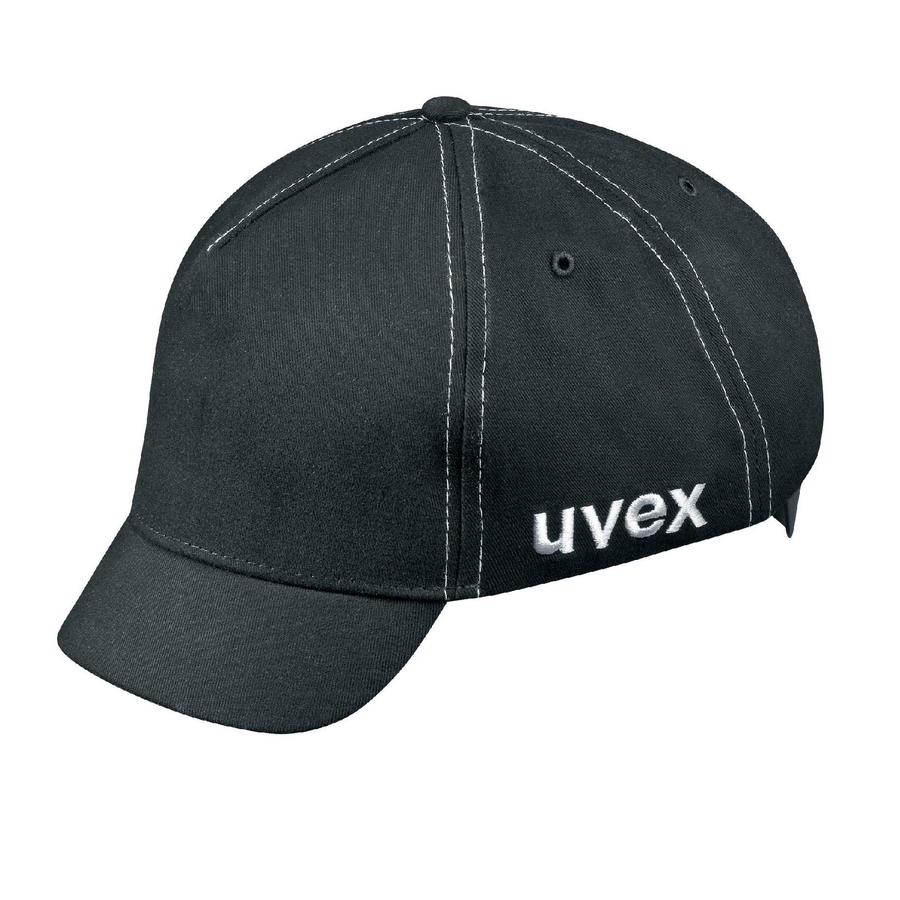 Uvex Anstoßkappe Schutzkappe U Cap Sport Kurzer Schirm 55 59 Cm Variabel Schwarz B-Ware - 4031101565637