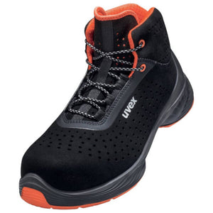 B-Ware uvex Sicherheitsstiefel Arbeitsschuh S1 Schuhgröße 47 Schwarz 1 Paar