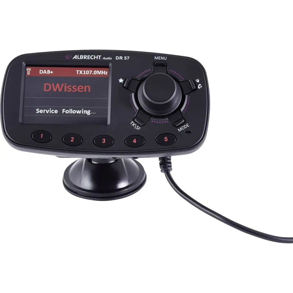 B-Ware Albrecht Dab+ Empfänger Freisprecheinrichtung Digitalradio Bluetooth Schwarz