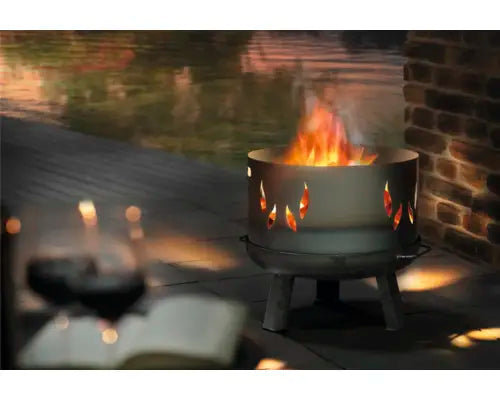 B-Ware Buschbeck Aufsatz Einsatz Feuerschale Schale Garten Terrasse Eisen Natur 60 Cm - 4033886111146