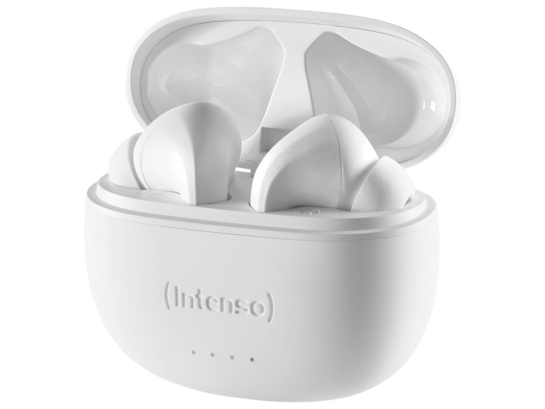 Intenso In Ear Kopfhörer Buds T302 A Headset Weiß Noise Cancelling Earphones B-Ware - 4034303033027